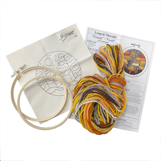 6" Forest Punch Needle Kit by Loops & Threads®